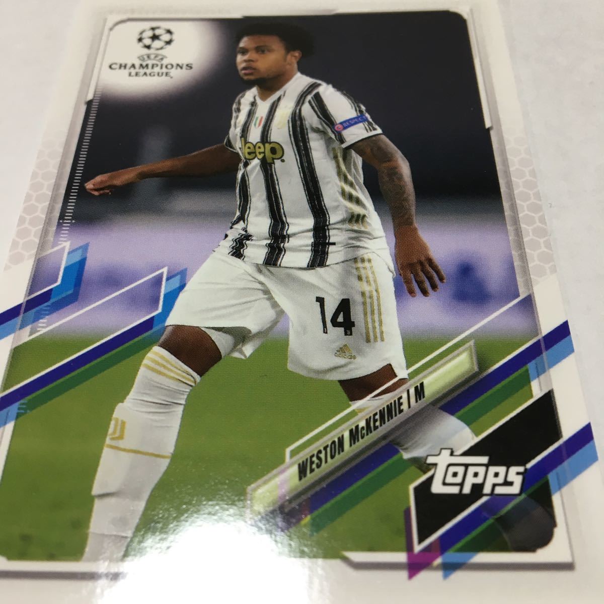 ★ ウェストン・マッケニー 2020-21 Topps UEFA Champions League Japan Edition ★即決_画像1