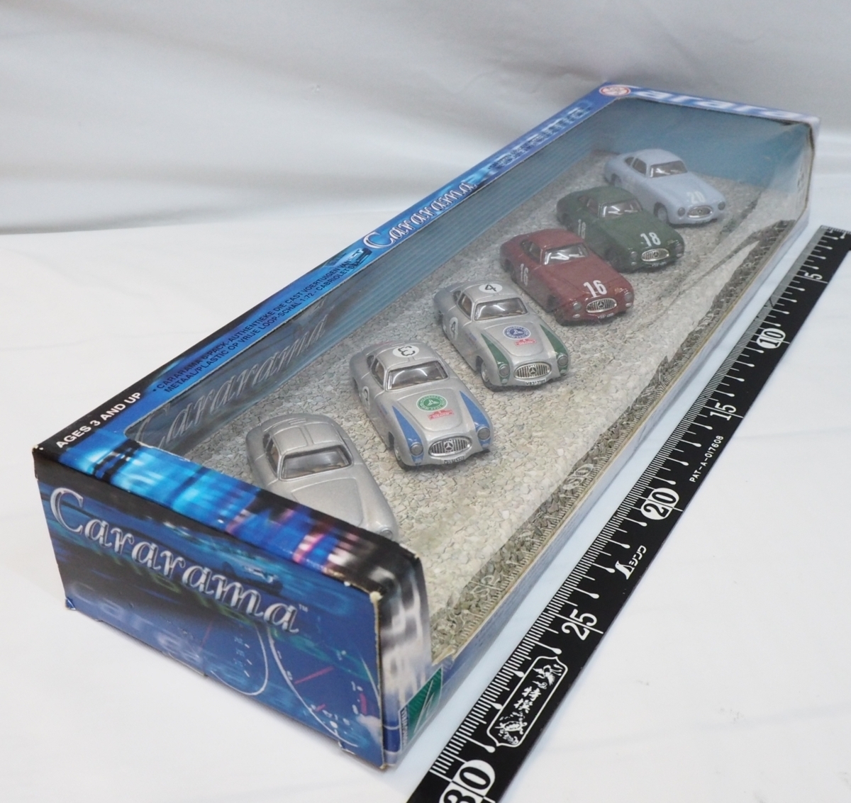 Cararama【Mercedes Benzメルセデス ベンツ300SL 6点セット】ダイキャスト1/72ミニカー◆ホンウェルHONG WELLカララマ【箱付】送料込_画像2