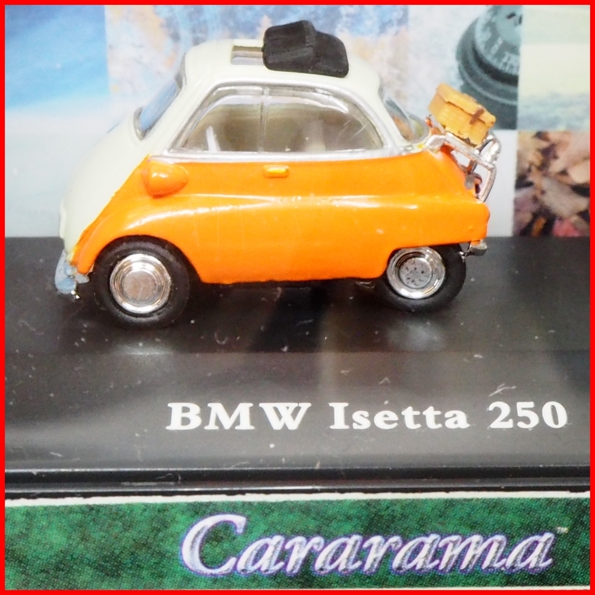 Cararama[BMW Isetts 250 Ise ta оранжевый orange ] в кейсе литье под давлением 1/72 миникар * Hongwell HONG WELL[ с ящиком ] включая доставку 