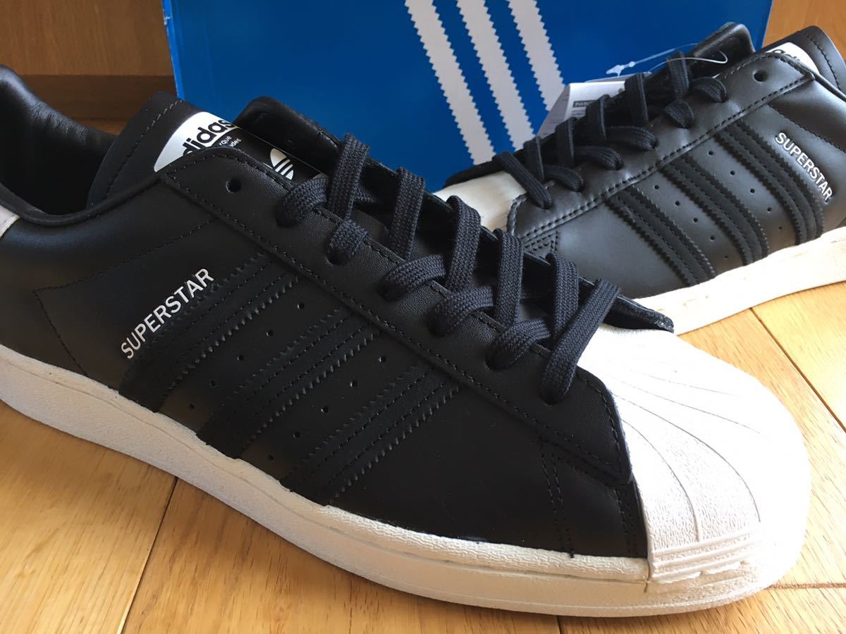  new goods unused adidas SUPERSTAR Adidas super Star rare size 29.5. black × black 