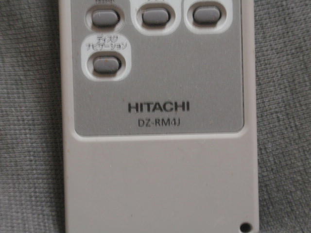 赤外線ok HITACHI リモコン DZ-RM4J デジタルビデオカメラ用 送料120円から ②_画像2