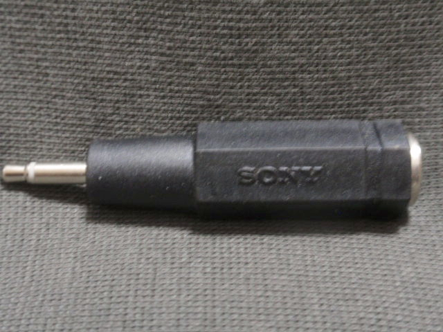 SONY PC-1A 変換プラグ 変換アダプタ (モノラル標準プラグ→モノラルミニジャック φ6.3mm→φ3.5mm) 送料120円から  家電、AV、カメラ