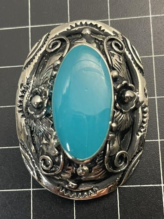 * largish Conti .* turquoise * Indian *neitib