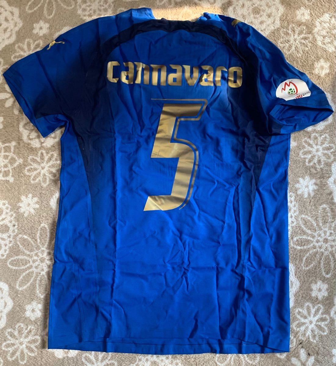 イタリア代表 ファビオカンナバーロ EURO2008予選 選手支給品 フニフォーム PUMA ユーロ2008