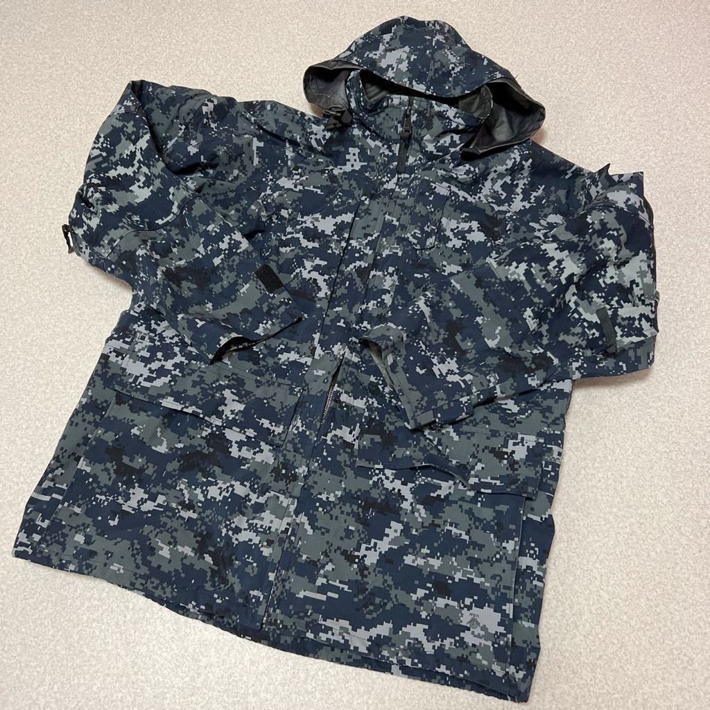 米海軍実物　US NAVY　GORE-TEX　パーカー　M-R ECWCS ゴアテックス GORETEX