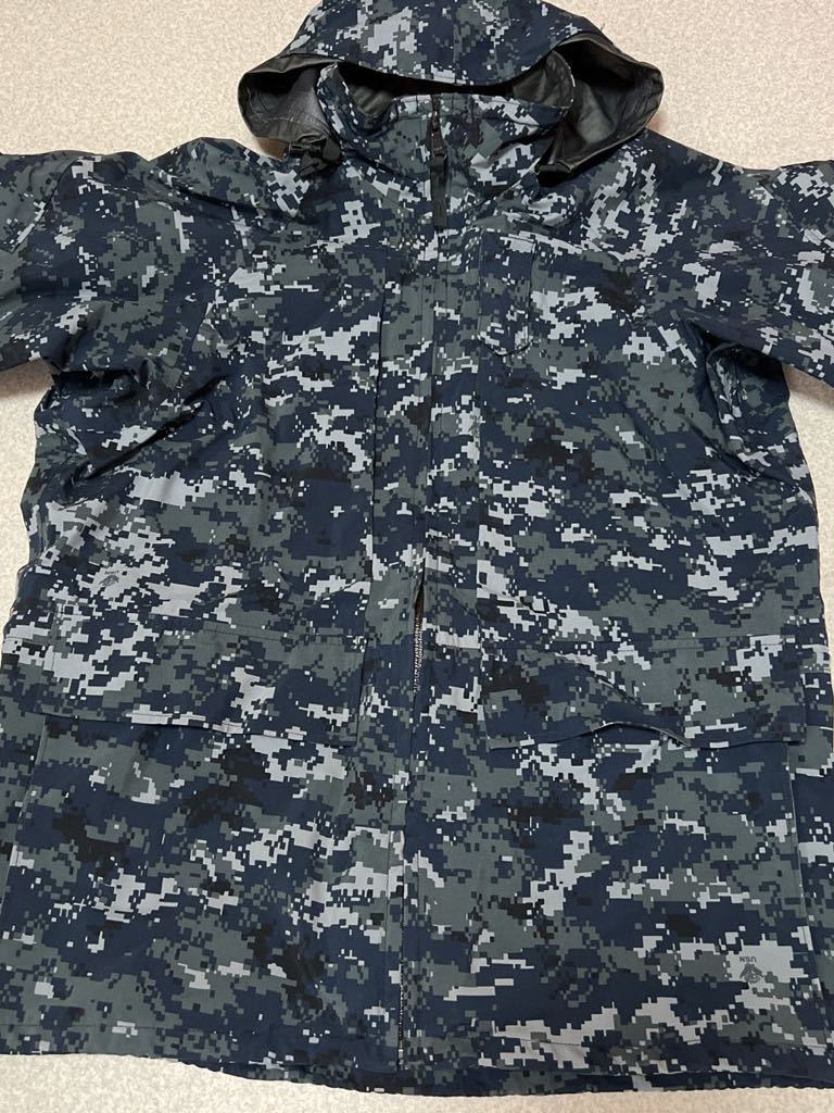 米海軍実物　US NAVY　GORE-TEX　パーカー　M-R ECWCS ゴアテックス GORETEX_画像2