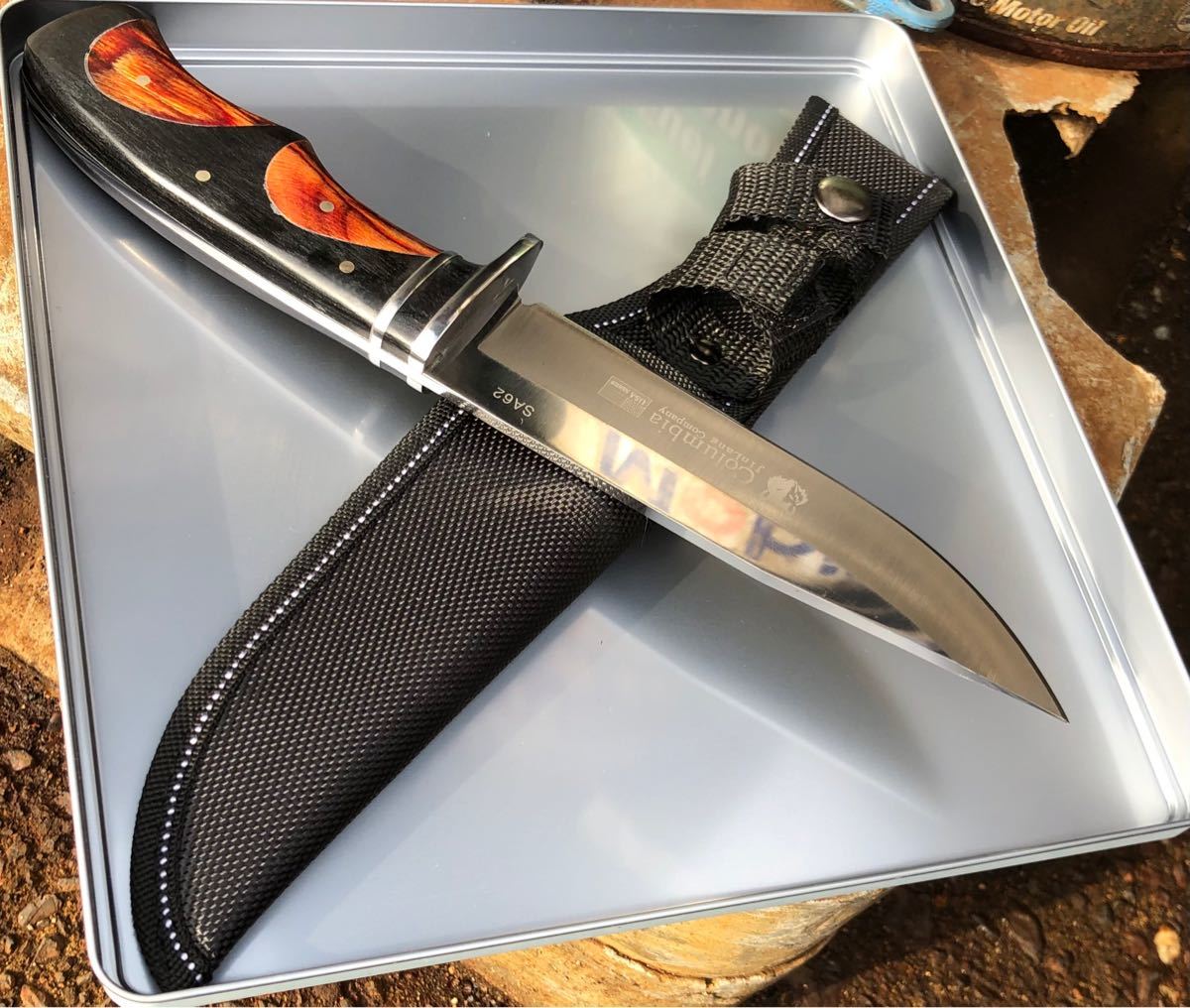 SA62 COLUMBIA KNIFE コロンビアナイフ　ウッドハンドルナイフ