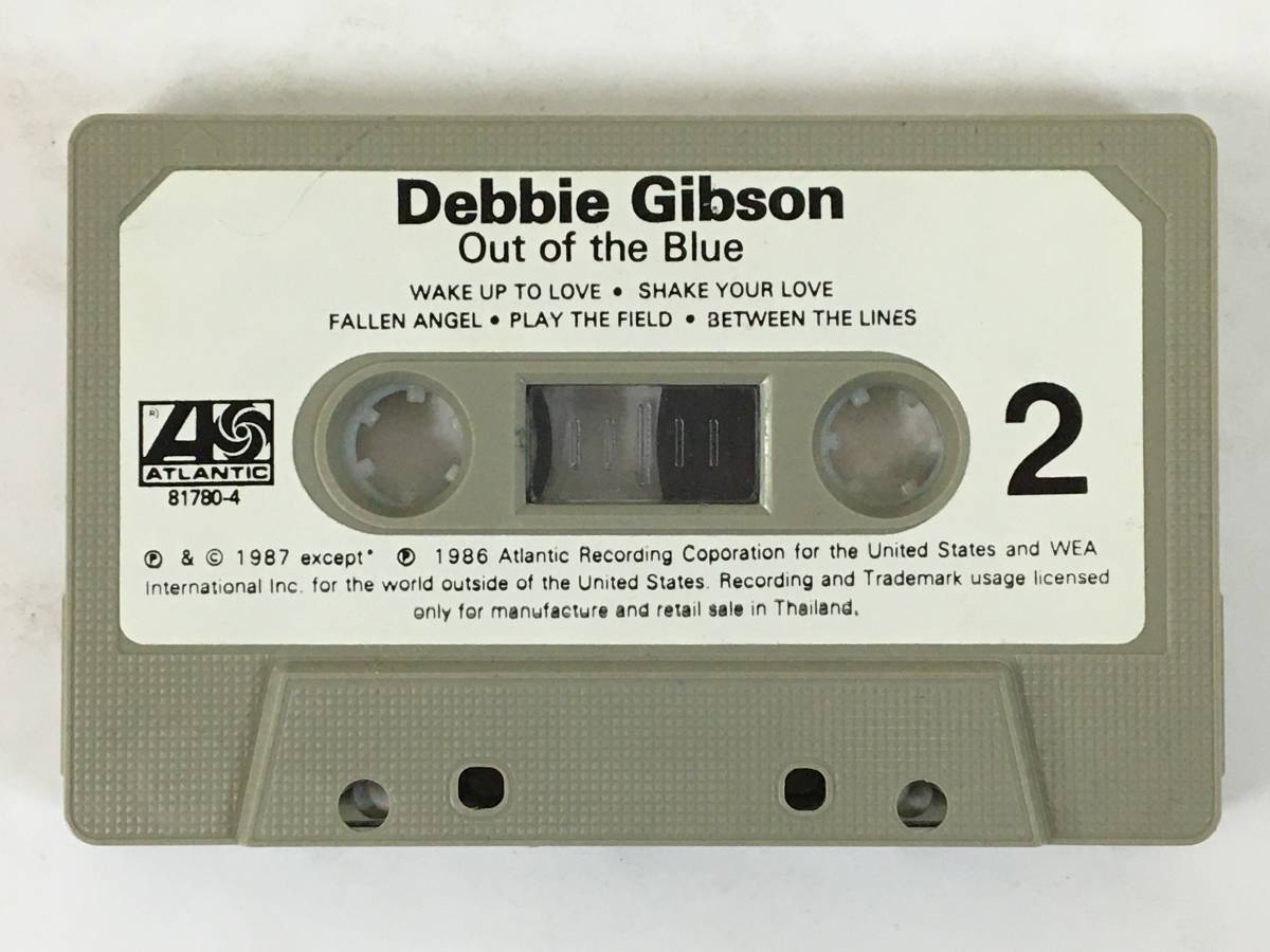 ■□H015 Dobbie Gibson デビー・ギブソン Out of the Blue アウト・オブ・ザ・ブルー カセットテープ□■_画像7