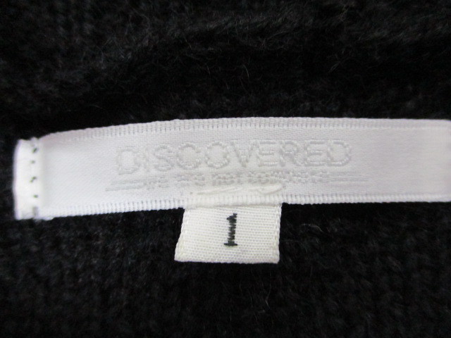 DISCOVERD ディスカバード ニットセーター ブラック サイズ1 メンズ_画像3