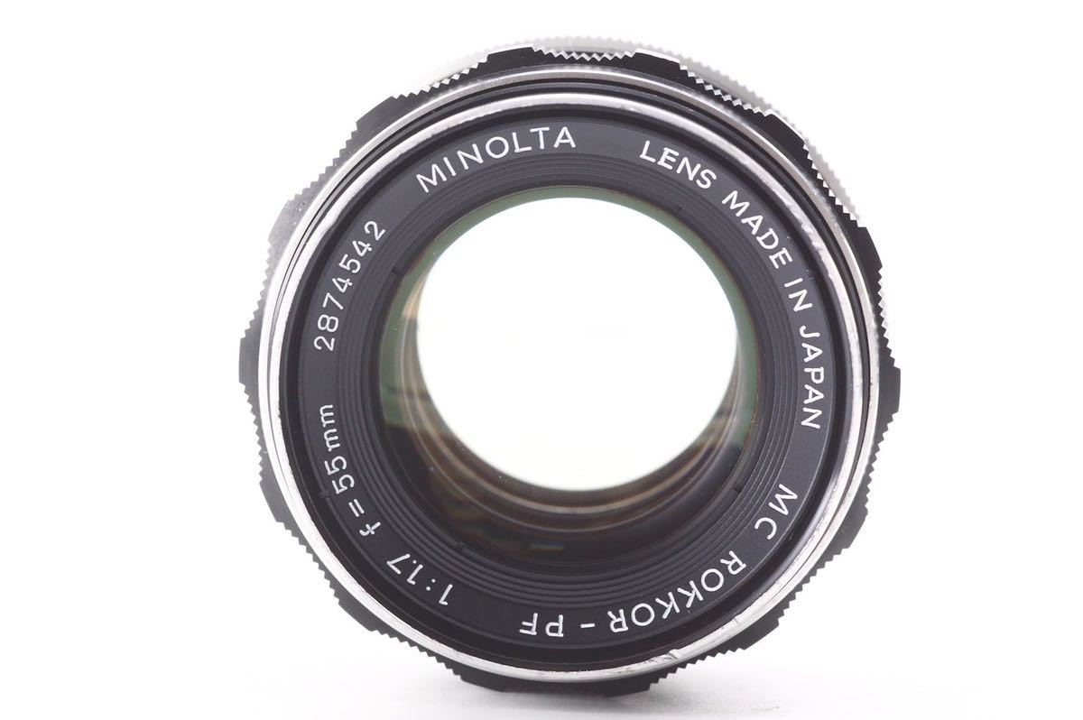 ★極上品★ ミノルタ MINOLTA MC ROKKOR-PF 55mm f1.7 #104_画像2