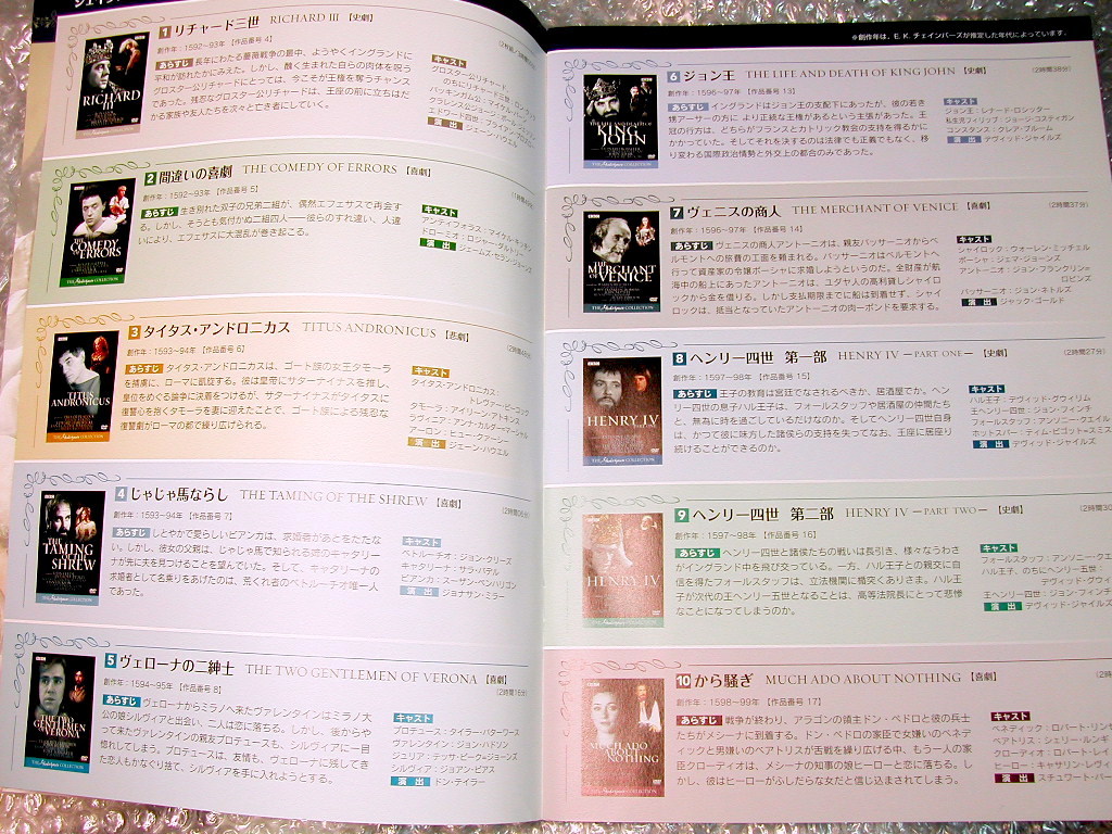 直販卸値 BBC シェイクスピア全集 DVD 37巻セット www.urbanbug.net