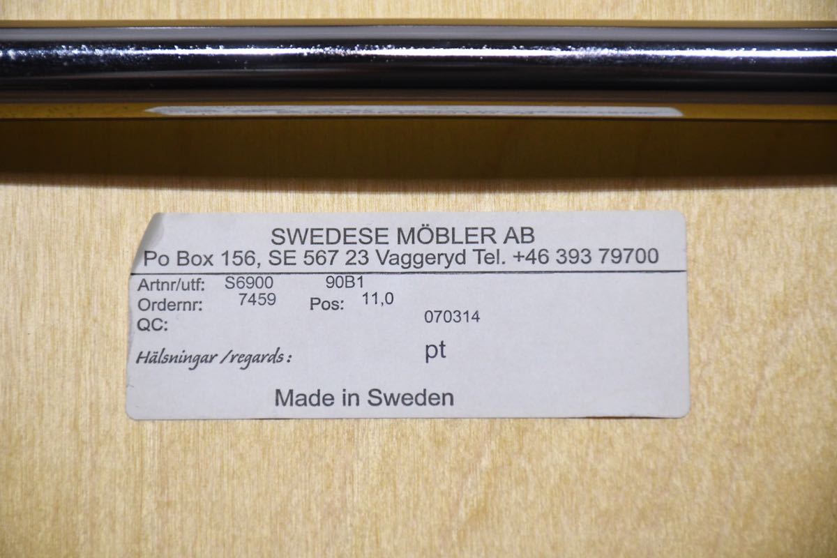 AJC111 展示品 Swedese Mobler スウェデッセ スタッキングチェア 2脚セット 北欧 スウェーデン製 ダイニングチェア プライウッド モダンの画像10
