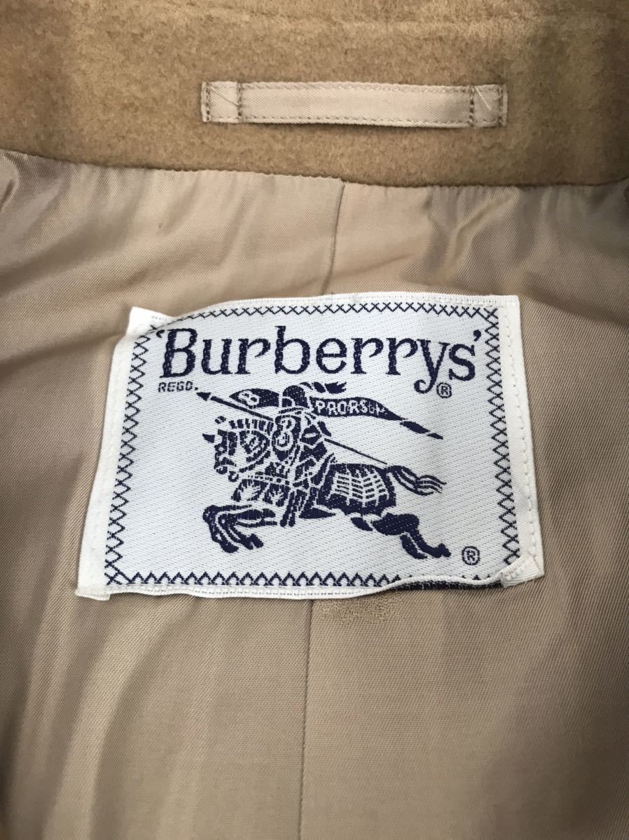 BURBERRYS バーバリーズ ウールカシミヤ 9AB2 コート キャメル は