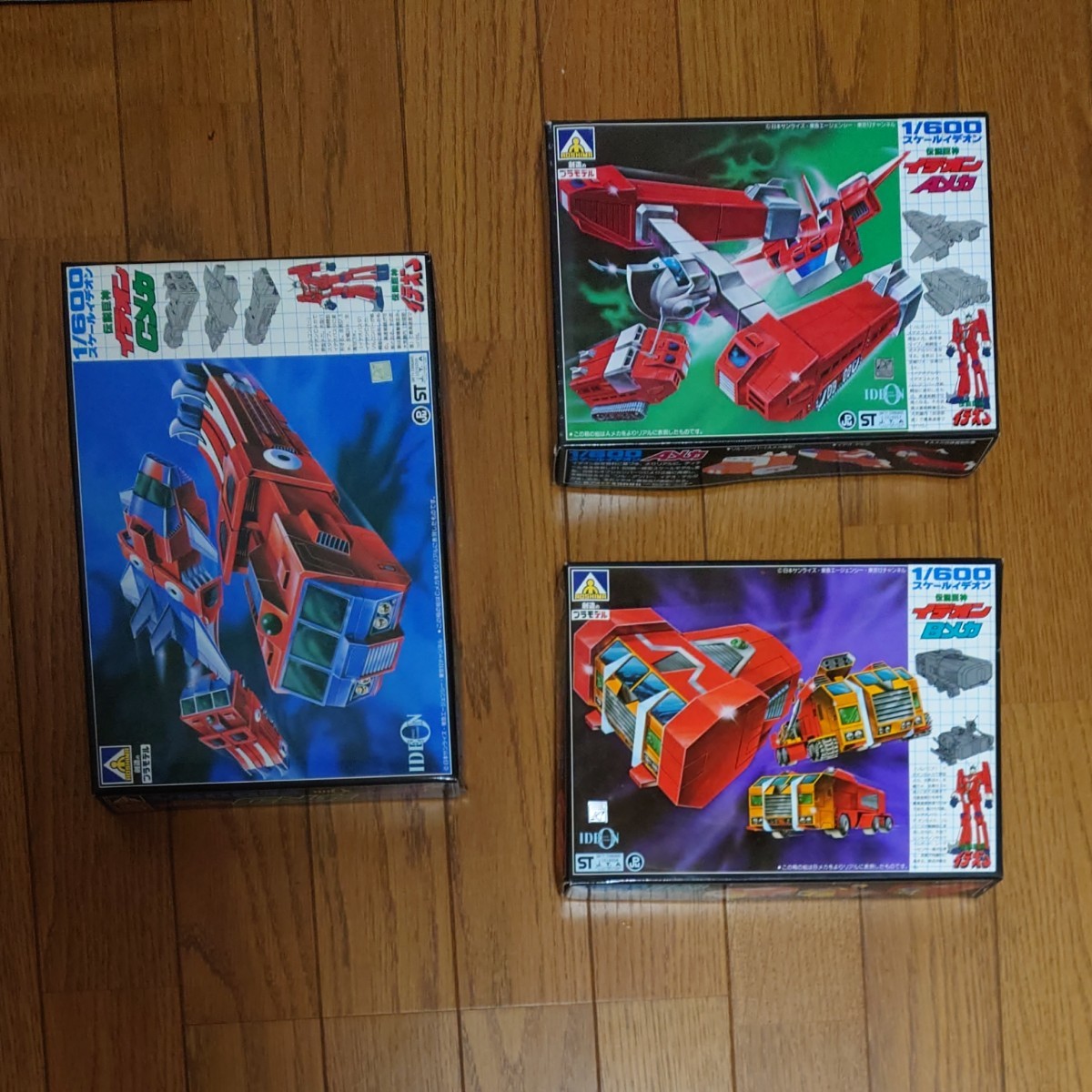 バラ売り不可 アオシマ 伝説巨神イデオン プラモデル 未組立 6種 バラ売り不可 アオシマ 伝説巨神イデオン プラモデル 未組立 6種