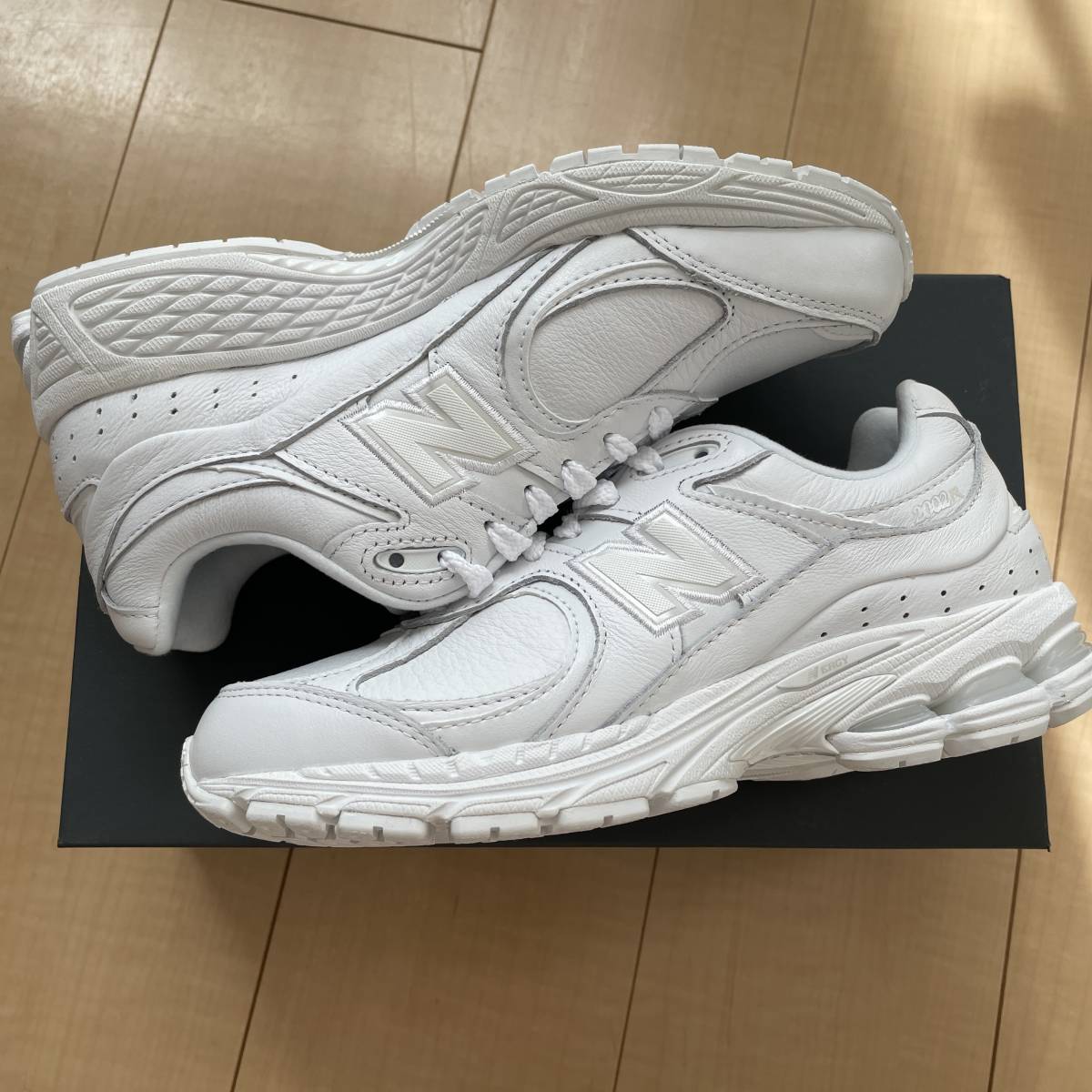 オールレザーML2002RI新品22.5cmトリプルWHITE白 オールホワイト 無料