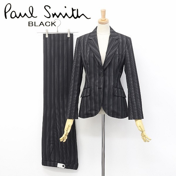 ◇Paul Smith BLACK/ポールスミス ブラック 裏地総柄 マルチストライプ
