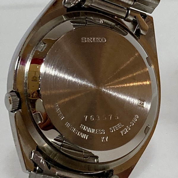 【未使用】セイコーファイブ SKXP15K 7S26 マットシルバー SEIKO5 2009年 デイデイト 自動巻き メカニカル メンズ腕時計 No.11110-1/209_画像5