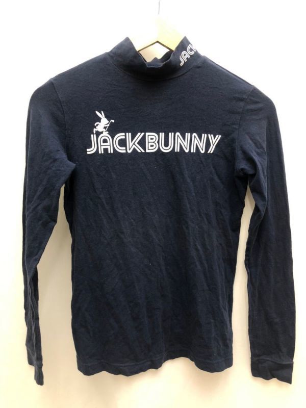 PEARLY GATES　JACKBUNY パーリーゲイツ 　ジャックバニー　長袖シャツ　ゴルフ　ネイビー 263-166203 サイズ1(Sサイズ）レディース#F413_画像1