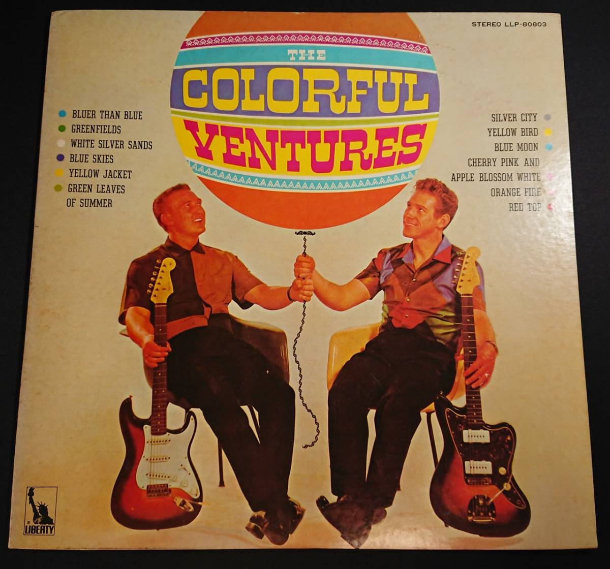 LP record sample record /THE COLORFUL VENTURES/THE VENTURES/ colorful * venturess z/LLP-80803/ not for sale 