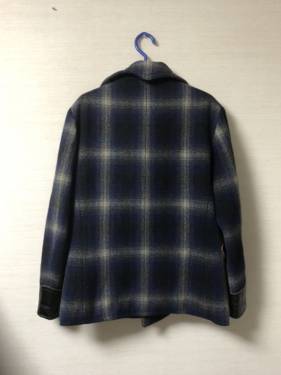 【即決】09AW 付属品あり Sサイズ テンダーロイン T-RAIL COAT チェック Pコート ジャケット キムタク着_画像7