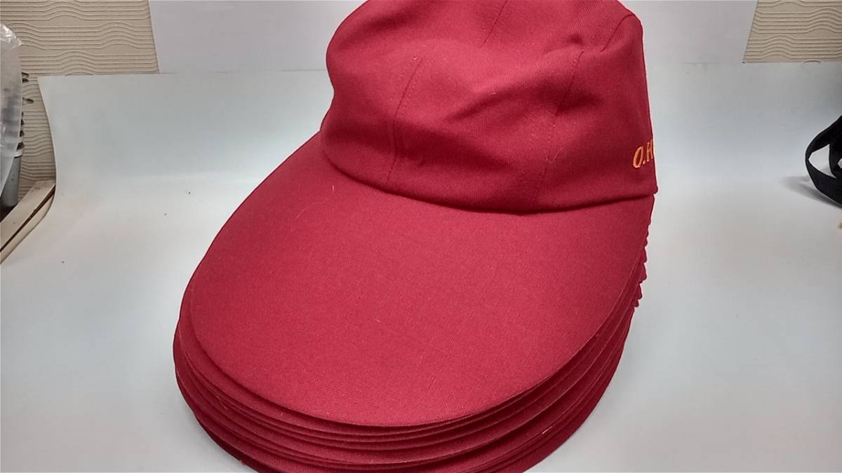 刺繍名入　へら用帽子「O.Hへら会」　KOHINATA コヒナタ製　安心の日本製　12枚セット　即決　送料無料