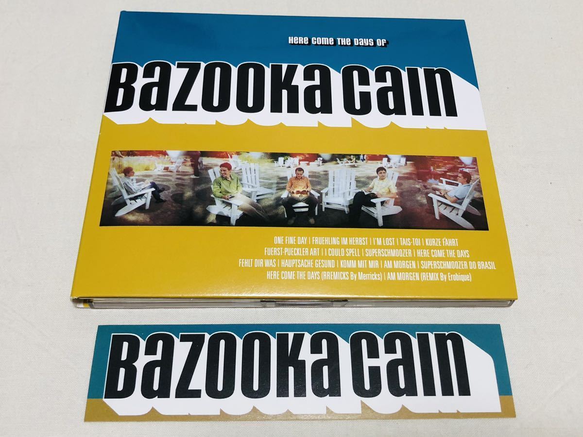 BAZOOKA CAIN★バズーカケイン★here come the days of bazooka cain★QRCP05★日本盤★16曲収録★ステッカー付き★デジパック_画像1