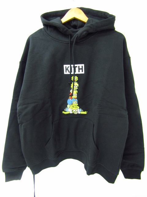 KITH キス × THE SIMPSONS ザ・シンプソンズ Family Stack Hoodie パーカー フーディー SIZE XL  FG5603