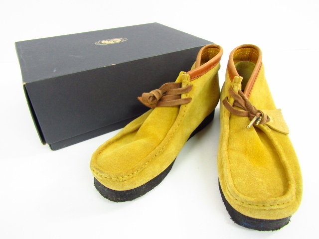 Clarks クラークス × Wu-Tang Clan Wallabee ワラビーブーツ SIZE:8.5♪SH5445_画像1