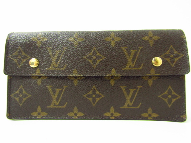 LOUIS VUITTON ルイ・ヴィトン モノグラム ポルトフォイユ アコルディオン M58008 2つ折り長財布(小銭入れあり)♪SB4040_画像1