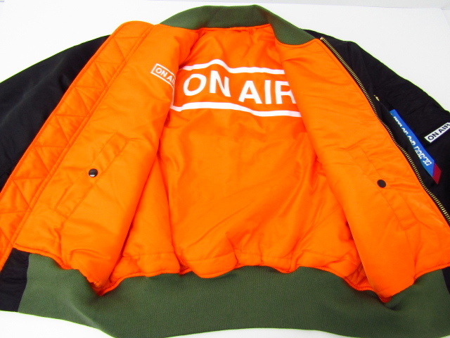 ON AIR オンエア × Alpha Industries MA-1 KYNE Bomber Jacket ボンバージャケット SIZE:L♪FG5604_画像6