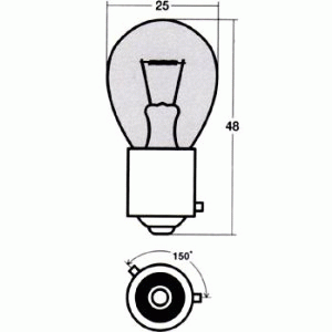 BenzベンツMクラスW163W164ウインカーバルブBAU15s電球12V/21W球S25アンバー球 ウィンカー オレンジ ウィンカー フロント リア 150°ハの字_画像3