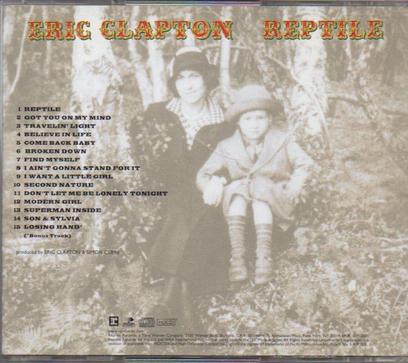 エリック・クラプトン レプタイル 国内盤 CD 帯付き Eric Clapton Reptileの画像2