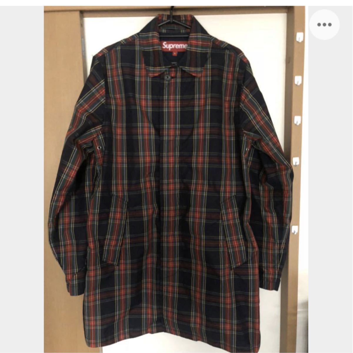 激レア★Supreme Plaid Trench Coat★トレンチ コート★ロゴ チェック S シュプリーム