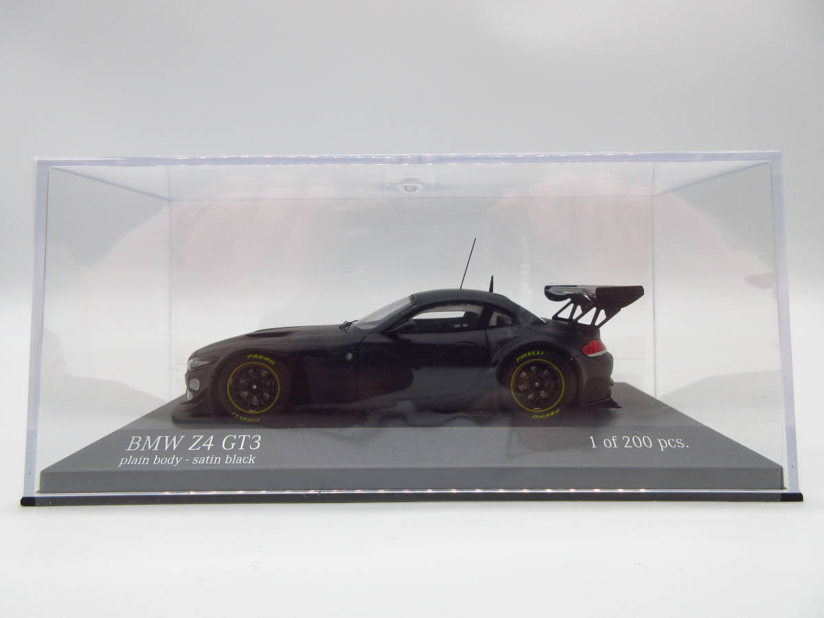 1/43 ミニチャンプス BMW Z4 E89 GT3 plain body 200台限定品　ミニカー　ブラック satin black_画像2