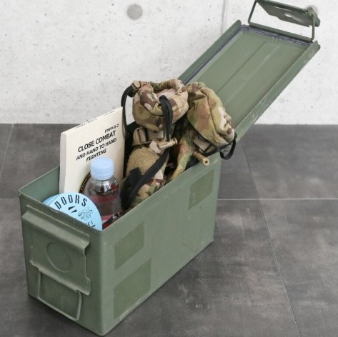 米軍放出品 アンモボックス ミリタリー 弾薬箱 工具箱（¥8,200） | www