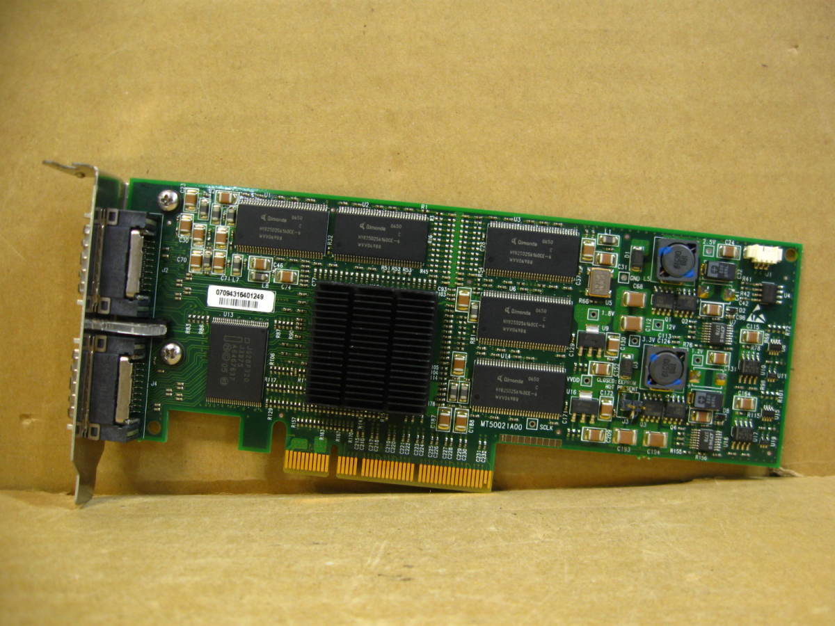 高質 ▽QLOGIC SilverStorm 中古 PCI-EX HCA Infiniband PORT DUAL
