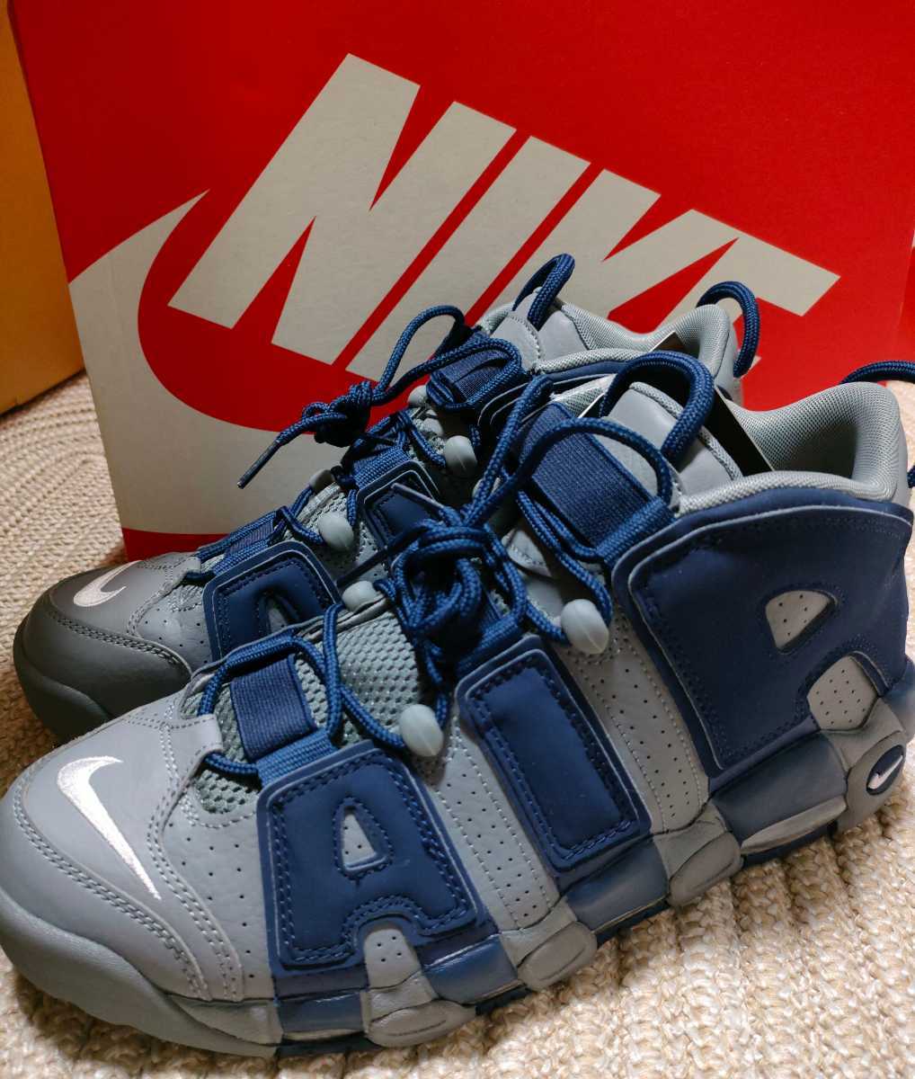 ヤフオク! - 新品 NIKE AIR MORE UPTEMPO 96 28cm US10 グレ