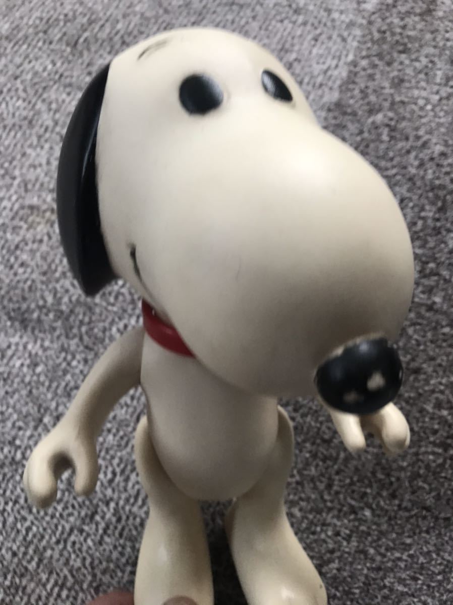 最終値下げ！60年代 ビンテージ 【SNOOPY 21cm スヌーピー 手足可動 ソフビ 】astronaut flyingace joecool medicomtoy udf vcd poketdool_画像4