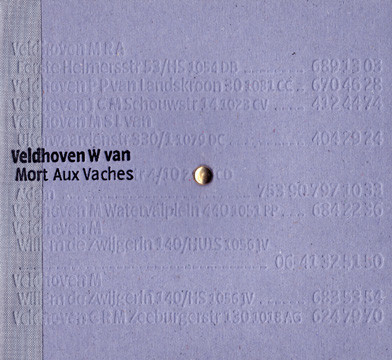 ★Veldhoven W van Mort Aux Vaches,CD,USED,特殊ジャケット、Experimental, Minimal、2009年★オランダ音響ノイズ【匿名配送可能】_画像1