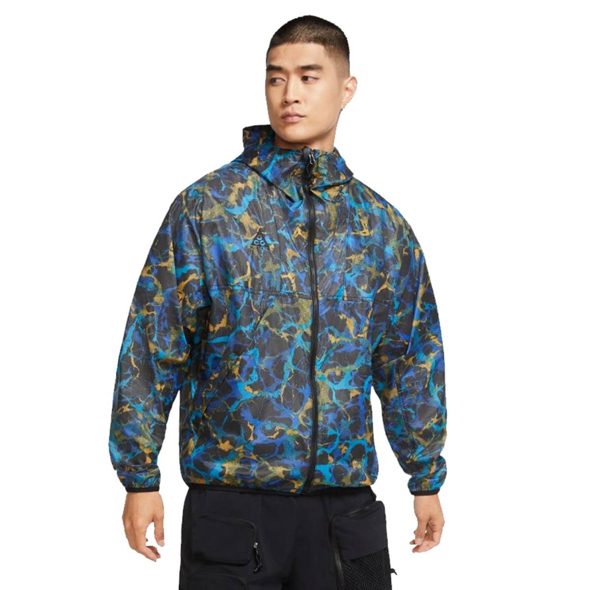 ■NIKE ACG LIGHT WEIGHT AOP JACKET マルチ 新品 サイズS ナイキ ライトウェイト オールオーバー プリントジャケット 撥水 CU0259-010