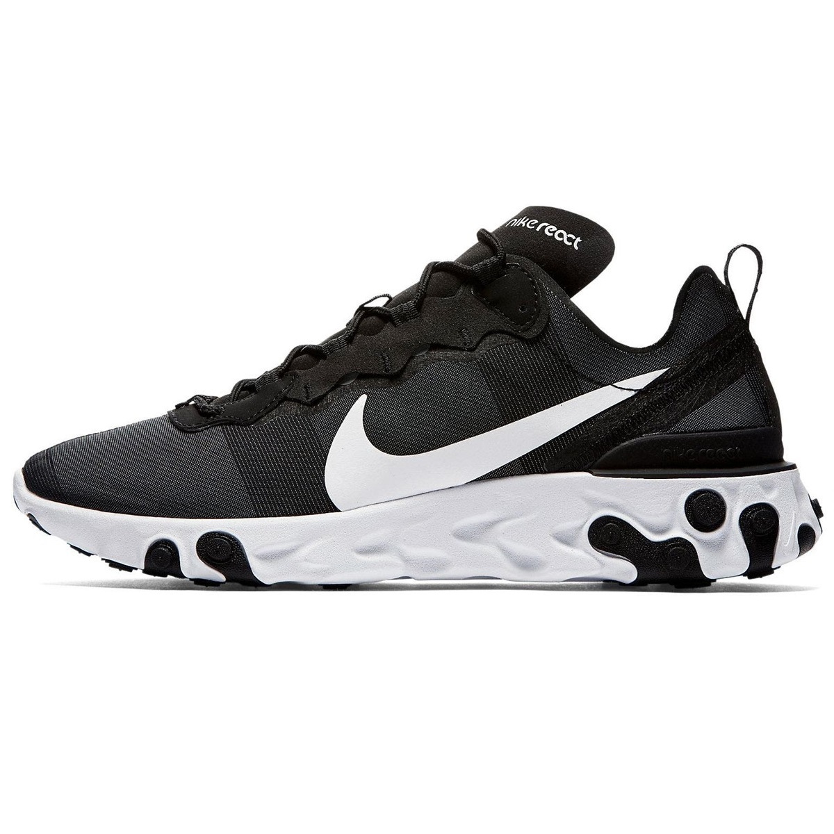 ■ナイキ リアクト エレメント 55 ブラック/ホワイト 新品 28.5cm US10.5 NIKE REACT ELEMENT 55 BLACK/WHITE BQ6166-003_画像3