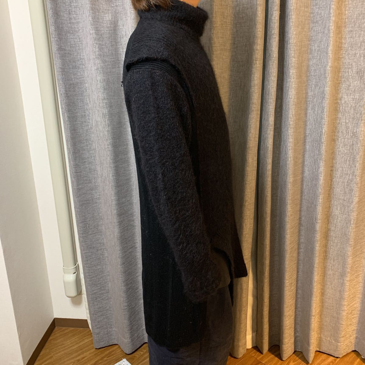 ヨウジヤマモト新宿伊勢丹購入☆モヘアロングニットセーター☆着用回数