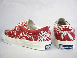 ラスト1点 新品箱付き コンバース スニーカー 24.0cm 8,250円 アロハ柄_画像3