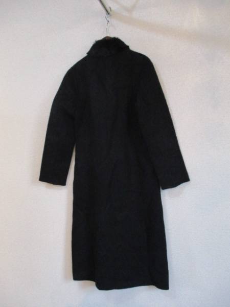 KT(ファイブフォックス社）黒ロングコート(USED）102916)_画像3