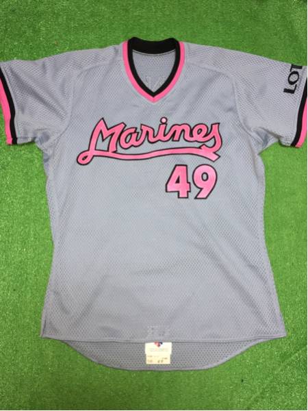 千葉ロッテ49 宇野勝'94実使用ユニフォーム(実使用、サイン入り 千葉ロッテ49 宇野勝'94実使用ユニフォーム(実使用、サイン入り