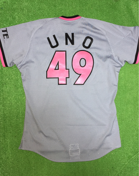 Yahoo!オークション - 千葉ロッテ49 宇野勝'94実使用ユニフォーム Yahoo!オークション - 千葉ロッテ49 宇野勝'94実使用ユニフォーム