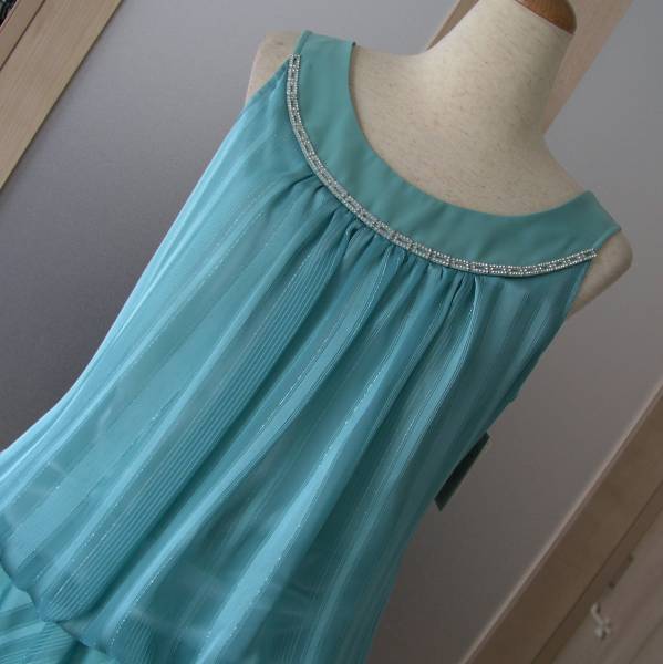 結婚式?お唿ばれ／size38(9號)◆衿ビジュー付*セパレートドレス*綺麗色