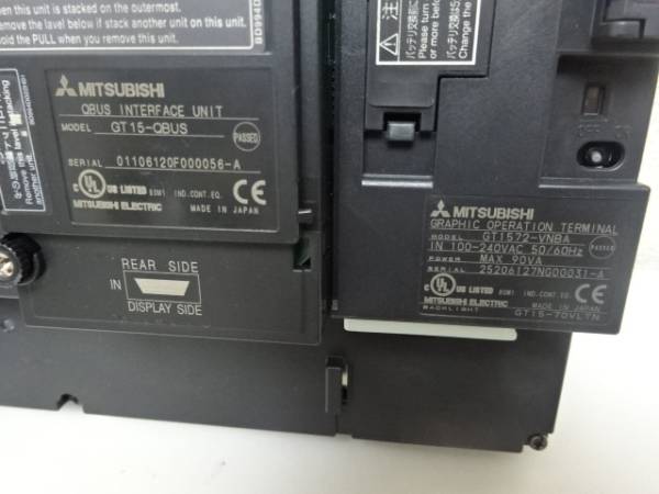 Yahoo!オークション - 三菱 表示器GOT GT1572-VNBA 通信ユニット付属 Yahoo!オークション - 三菱 表示器GOT GT1572-VNBA 通信ユニット付属