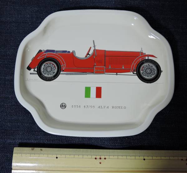 W06# жестяная пластина tray classic машина 1931 год Alpha * Romeo 17/95# не использовался 