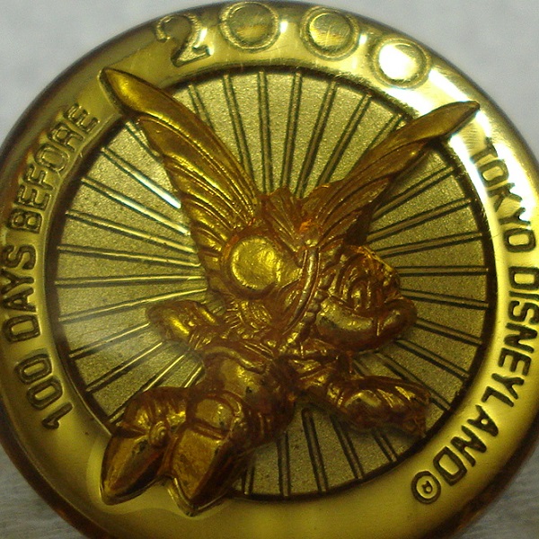 ☆TDL 東京ディズニーランド ミレニアム100日前ピンバッジ☆ピンズ ピンバッチ_画像2